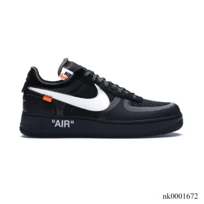 AF 1 Low Off-White Black White Shoes Sneakers - nk0001672