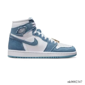 AJ 1 High OG Denim Shoes Sneakers - nk0002347