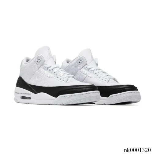 Fragment x AJ 3 White Black Shoes Sneakers - nk0001320 - Image 3