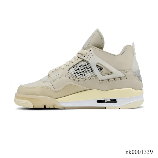 Off-White x AJ 4 Sail Shoes Sneakers - nk0001339 - Image 2