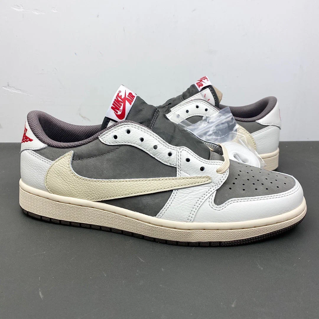 Travis Scott x AJ 1 Low OG Reverse Mocha Shoes Sneakers - nk0001819 - Image 6