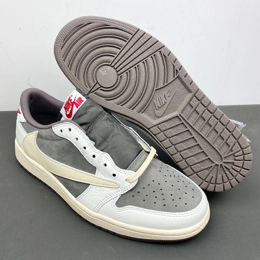 Travis Scott x AJ 1 Low OG Reverse Mocha Shoes Sneakers - nk0001819 - Image 8