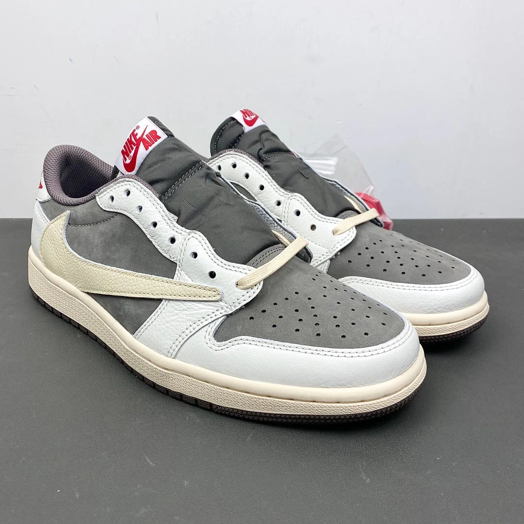 Travis Scott x AJ 1 Low OG Reverse Mocha Shoes Sneakers - nk0001819 - Image 7