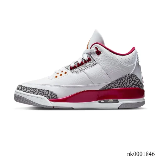 AJ 3 Retro Cardinal Red Shoes Sneakers - nk0001846 - Image 2
