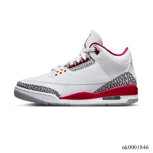 AJ 3 Retro Cardinal Red Shoes Sneakers - nk0001846 - Image 2