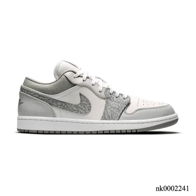 AJ 1 Low PRM Grey Elephant Print Shoes Sneakers – nk0002441