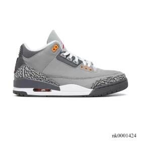AJ 3 Cool Grey Shoes Sneakers - nk0001424