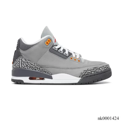 AJ 3 Cool Grey Shoes Sneakers - nk0001424
