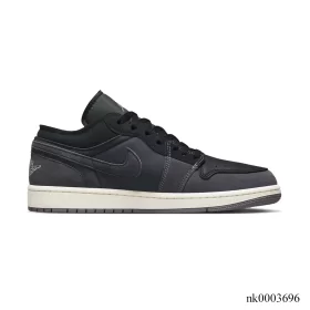 AJ 1 Low Craft Inside Out Black Shoes Sneakers - nk0003696