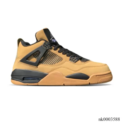 AJ 4 x Travis Scott  Khaki Brown Grey Shoes Sneakers - nk0003588