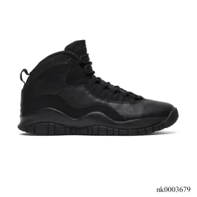AJ 10 Retro Blackout Shoes Sneakers - nk0003679