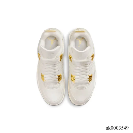 AJ 4 Sail Metallic Gold Shoes Sneakers - nk0003549 - Image 4