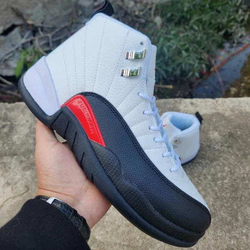 AJ 12 Red Taxi Shoes Sneakers - nk0003556 - Image 6
