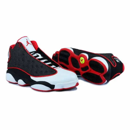 AJ 13 White Black Red Mesh Shoes Sneakers - nk0003595 - Image 6