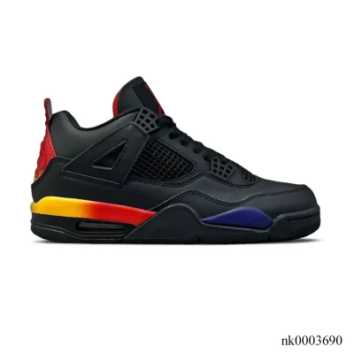 J Balvin x AJ 4 Gradient Rainbow Shoes Sneakers - nk0003690