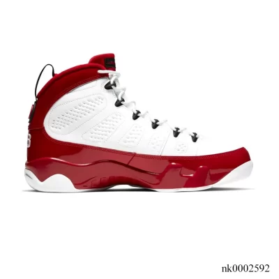 AJ 9 Retro White Gym Red Shoes Sneakers - nk0002592