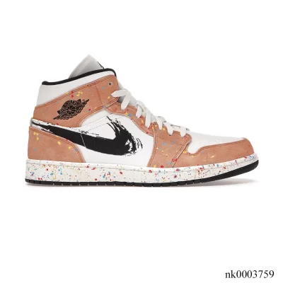 AJ 1 Mid SE Brushstroke Shoes Sneakers - nk0003759