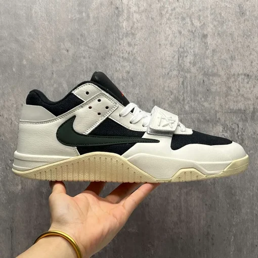 Travis Scott x Jumpman Jack "Olive" Shoes Sneakers - nk0003394 - Image 6