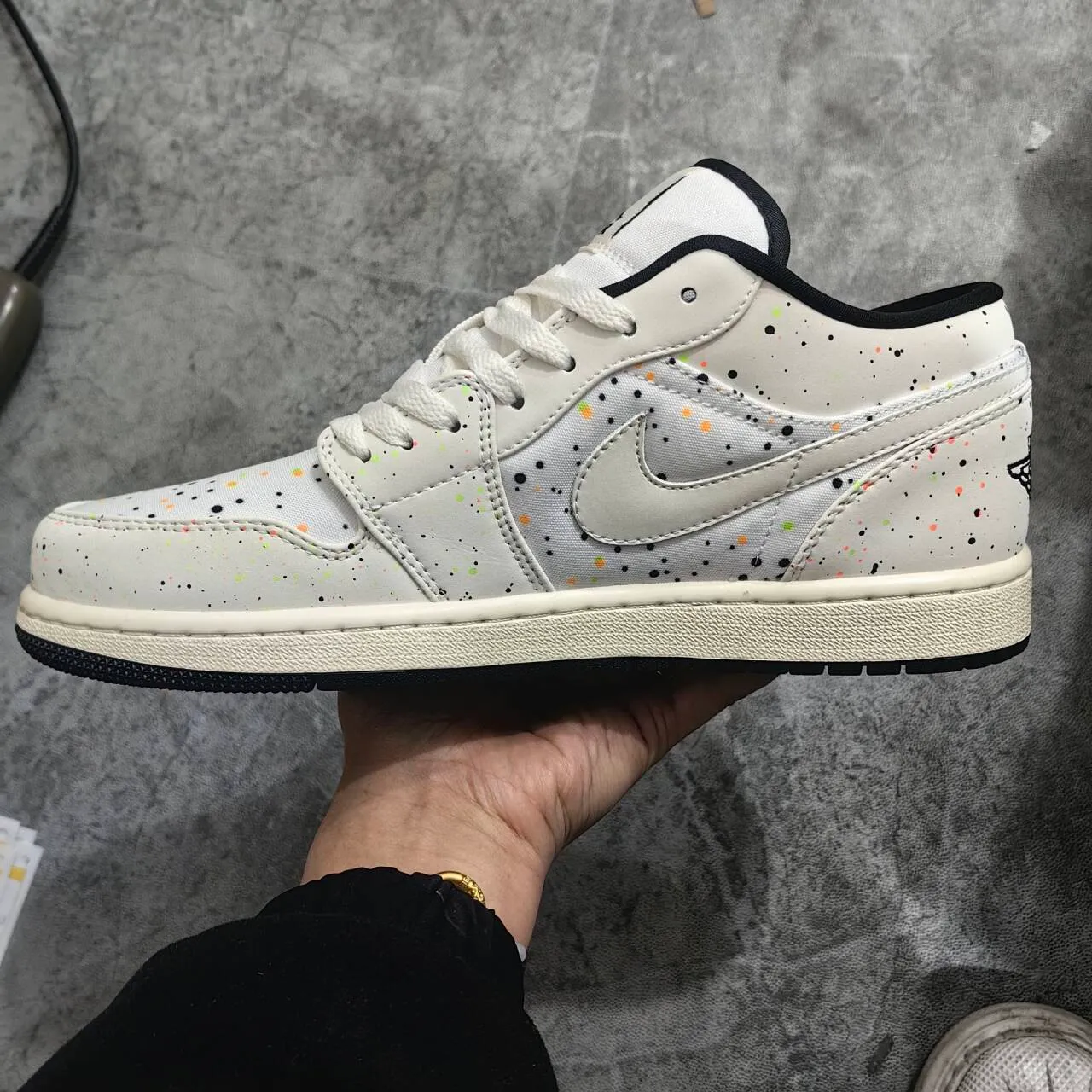 AJ 1 Low Brushstroke Shoes Sneakers - nk0003737 - Image 7