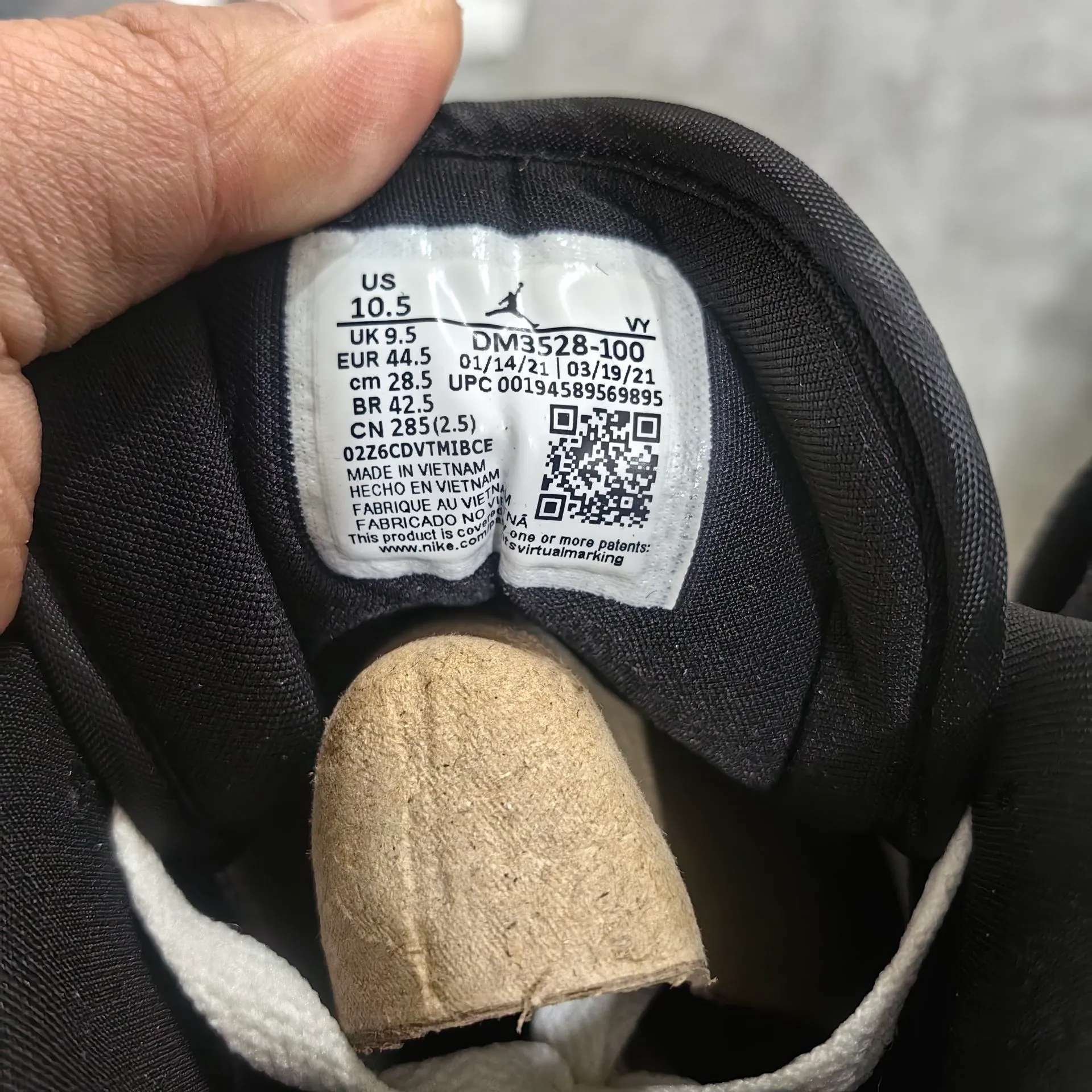 AJ 1 Low Brushstroke Shoes Sneakers - nk0003737 - Image 9