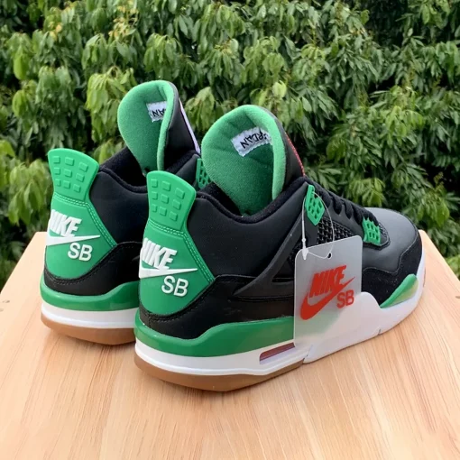 SB x AJ 4 Black Green Shoes Sneakers - nk0003868 - Image 14