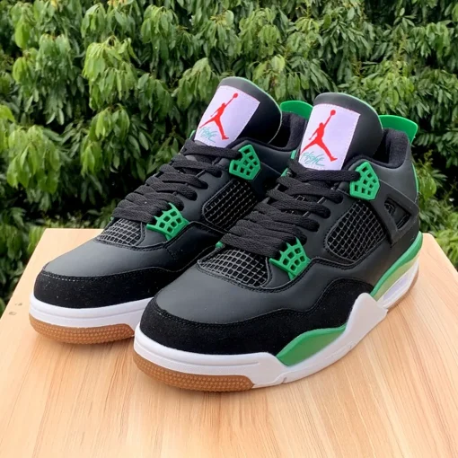SB x AJ 4 Black Green Shoes Sneakers - nk0003868 - Image 15