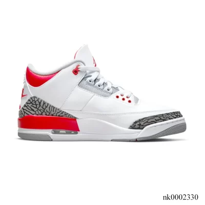 AJ 3 Retro Fire Red Shoes Sneakers - nk0002330
