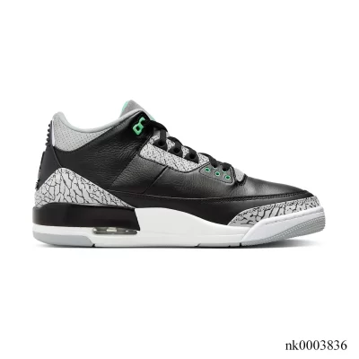 AJ 3 Green Glow Shoes Sneakers - nk0003836