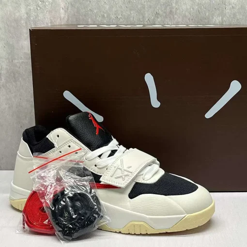 Travis Scott x Jumpman Jack University Red Shoes Sneakers - nk0003879 - Image 8