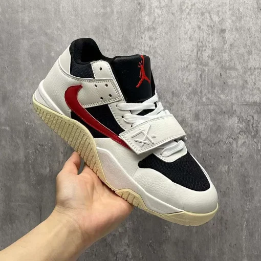 Travis Scott x Jumpman Jack University Red Shoes Sneakers - nk0003879 - Image 4