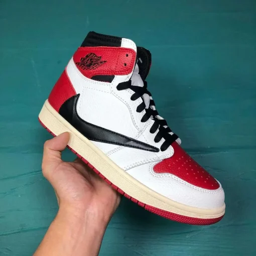 Fragment x Travis Scott x AJ 1 High Chicago Shoes Sneakers - nk0003884 - Image 6