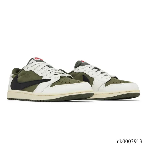 Travis Scott x AJ 1 Low Medium Olive Shoes Sneakers – nk0003913 - Image 3