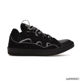 Lanvin Curb Sneaker Black Grey Shoes Sneakers -  la0000003