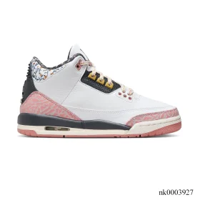 AJ 3 Red Stardust Shoes Sneakers - nk0003927