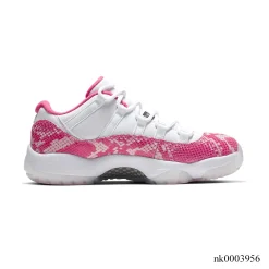AJ 11 Low Pink Snakeskin Shoes Sneakers - nk0003956