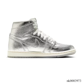 AJ 1 Retro High Chrome Shoes Sneakers - nk0003973