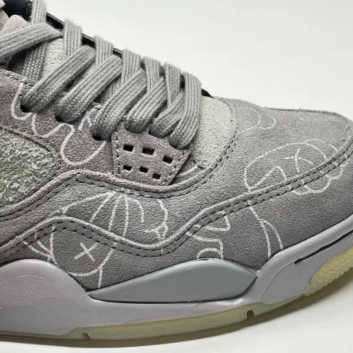 KAWS x AJ 4 Cool Grey Shoes Sneakers – nk0003104 - Image 12
