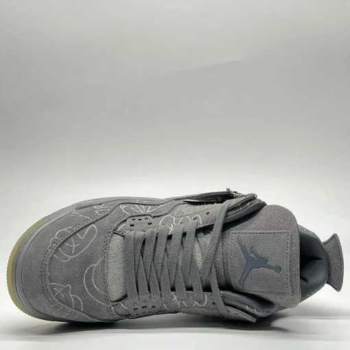KAWS x AJ 4 Cool Grey Shoes Sneakers – nk0003104 - Image 11