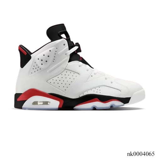 AJ 6 White/Fire Red 2025 Shoes Sneakers - nk0004065