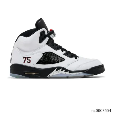 AJ 5 Paris Saint Germain F&F White Shoes Sneakers – nk0003554