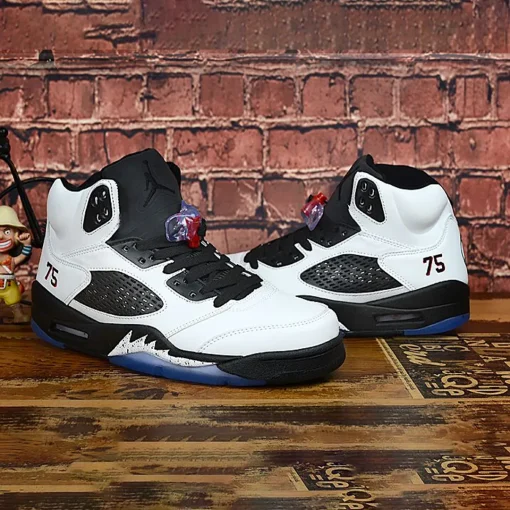 AJ 5 Paris Saint Germain F&F White Shoes Sneakers – nk0003554 - Image 6