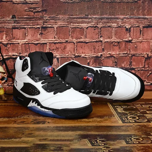 AJ 5 Paris Saint Germain F&F White Shoes Sneakers – nk0003554 - Image 7