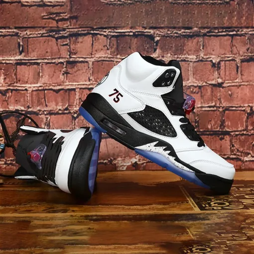 AJ 5 Paris Saint Germain F&F White Shoes Sneakers – nk0003554 - Image 4