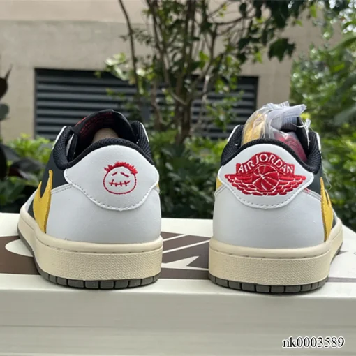 AJ 1 Low x Travis Scott Black & Yellow Shoes Sneakers - nk0003589 - Image 6