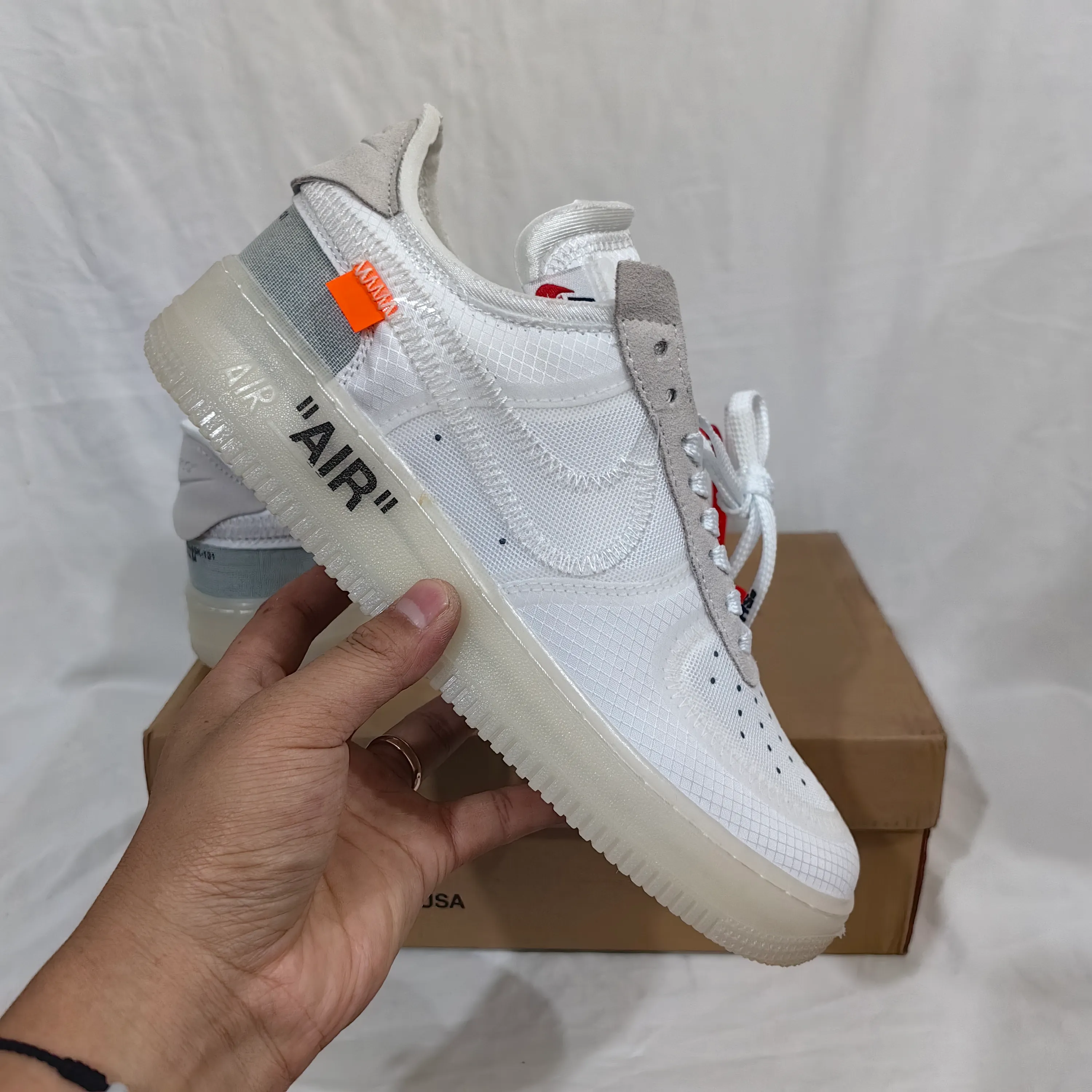 OW x AF 1 Low The Ten Shoes Sneakers – nk0000002 - Image 4