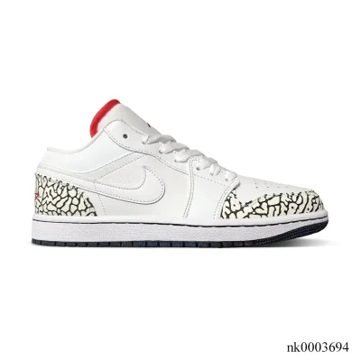 AJ 1 Phat Low Cement Grey Shoes Sneakers - nk0003694