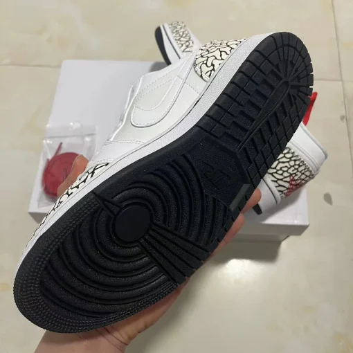 AJ 1 Phat Low Cement Grey Shoes Sneakers - nk0003694 - Image 6