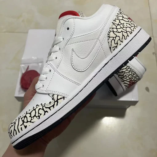 AJ 1 Phat Low Cement Grey Shoes Sneakers - nk0003694 - Image 5