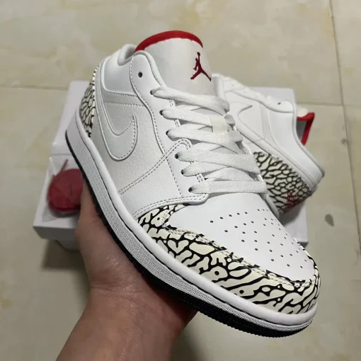 AJ 1 Phat Low Cement Grey Shoes Sneakers - nk0003694 - Image 3