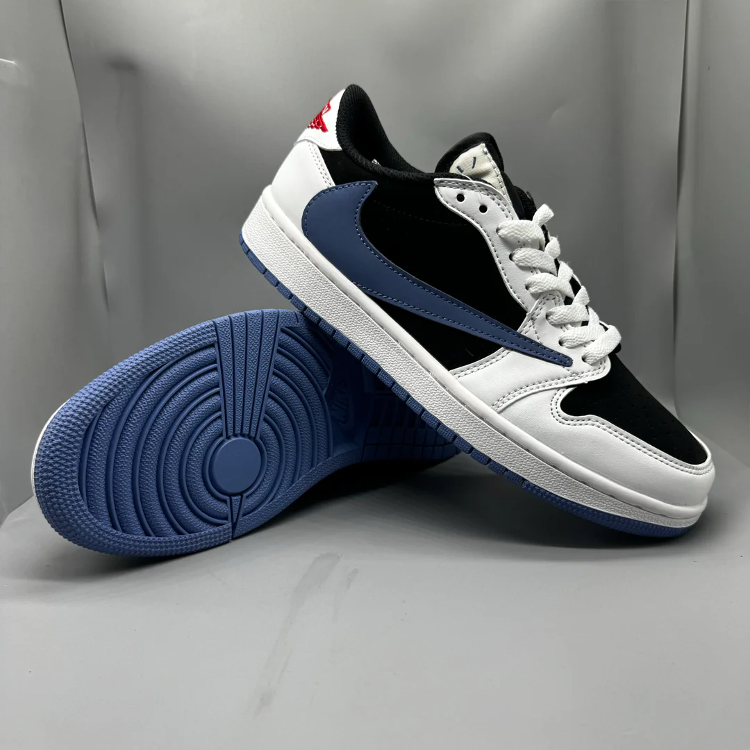 Travis Scott x AJ 1 Low Light Navy Shoes Sneakers - nk0004091 - Image 6
